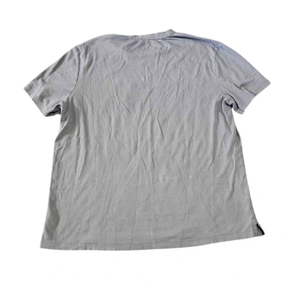 Banana Republic Luxe Touch Tee Mens XXL Light Gray 100% Cotton Crewneck T-Shirt